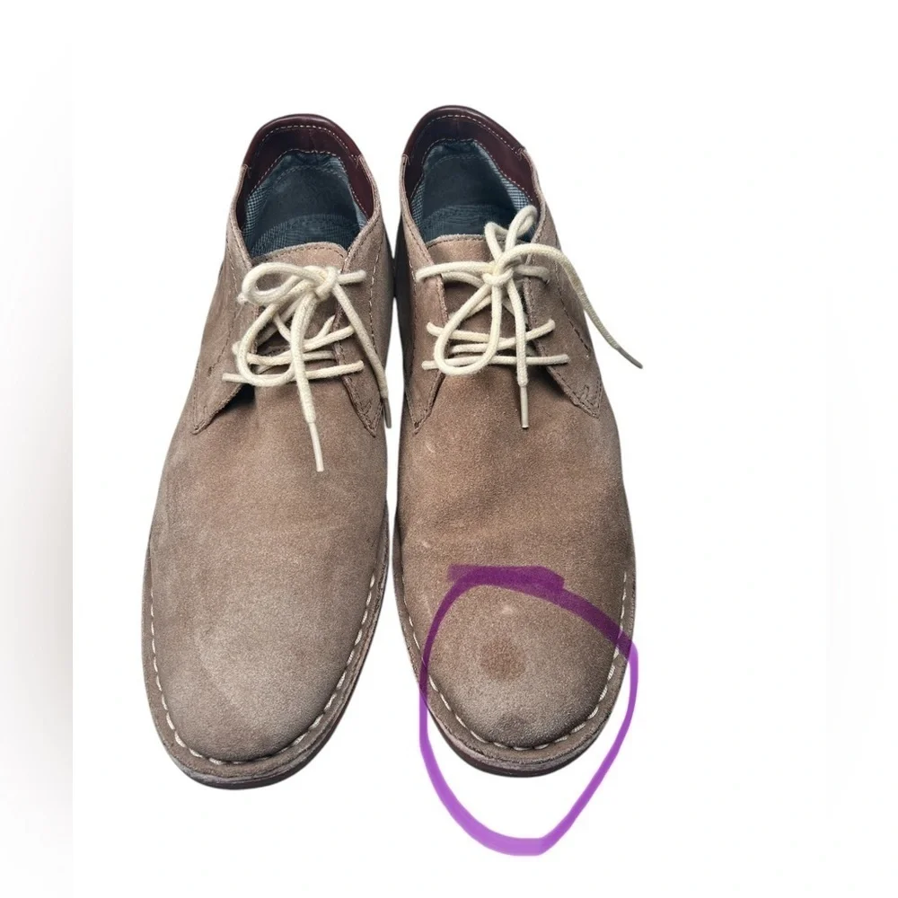 Kenneth Cole Reaction suede chukka men’s 10.5